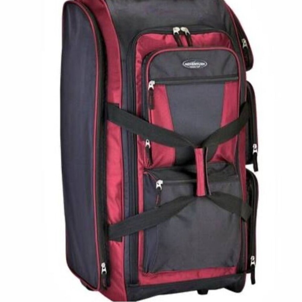 Travelers Club 30 in. Multi-Pocket Upright Rolling Duffel Bag luggage Handle